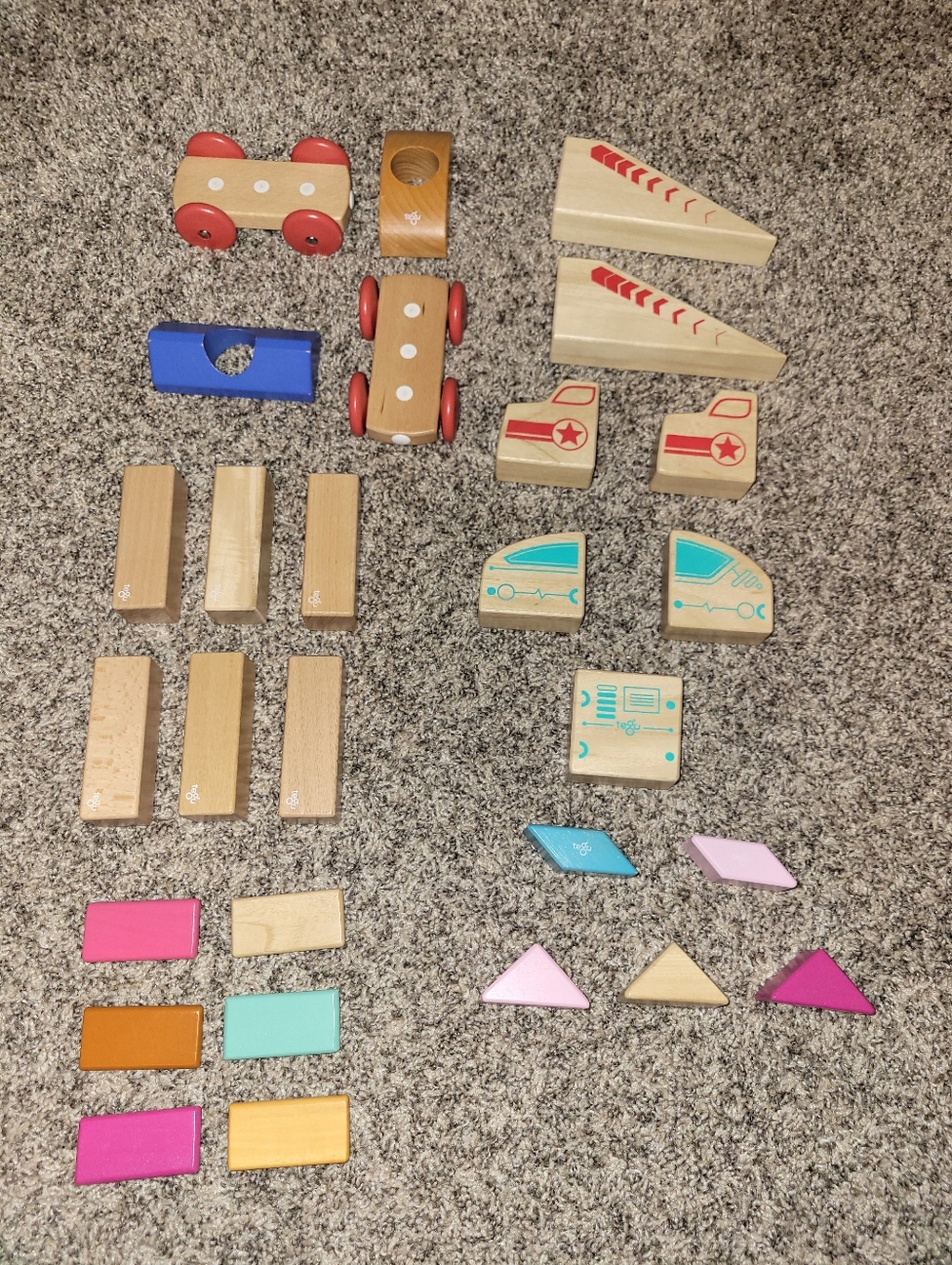 Tegu Magnetic Wooden Blocks And Cars